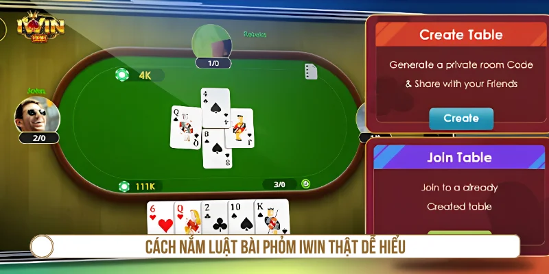 Bài Phỏm IWIN - Kinh Nghiệm Chơi Khéo, Ít Mất Điểm Cách nắm luật bài phỏm IWIN thật dễ hiểu