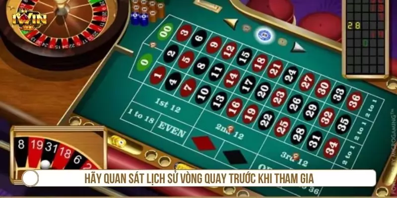 Roulette Online - Luật Chơi Và Kinh Nghiệm Chơi Cần Biết Hãy quan sát lịch sử vòng quay trước khi tham gia
